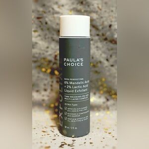 Paula’s Choice~Exfoliate~6% Mandelic Acid+2% Lactic Acid Exfoliant~Full Sz~NWOB~